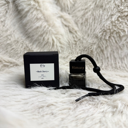 Hengende bilduft i glassflaske – Black Cherry